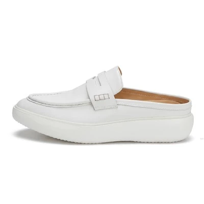 Özelleştirilmiş Deri Slip On Katır Ayakkabı Erkek